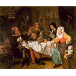 The feast of the bean king 1655