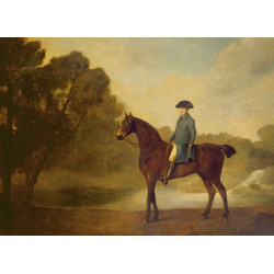 A gentleman on a bay hunter 1771