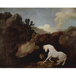 A horse frightened by a lion 1770