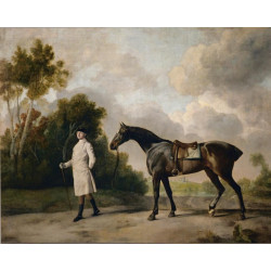 Assheton 1 viscount curzon mit seiner stute maria