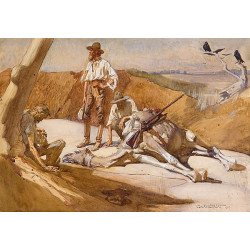 Burke and wills on the way to mount hopeless 1907