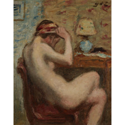 Seated female nude 1920s Seated female nude 1920s