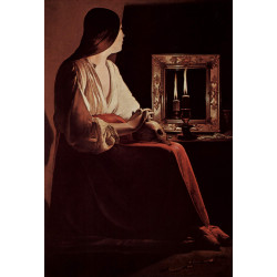 Repenting magdalene also called magdalene and two flames 1643