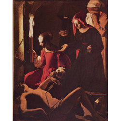 St sebastian tended by st irene