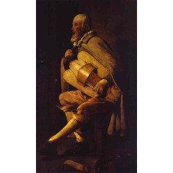 The hurdy gurdy player