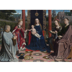 The virgin and child with saints and donor