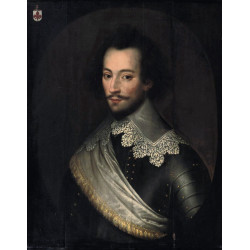 Circle of portrait of charles de rechignevoisin c 1600 1649
