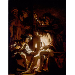 Dutch christ crowned with thorns