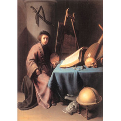 Artist in his studio 1632