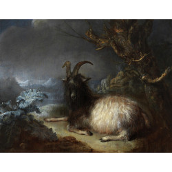 Goat in a landscape
