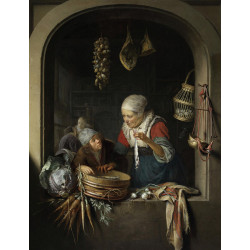 Herring seller and boy 1