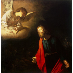 Christ in the garden of gethsemane
