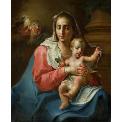 Pittoni madonna and child with two angels