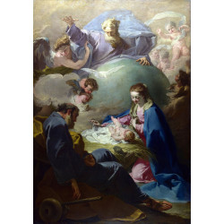 The nativity with god the father and the holy ghost 1740
