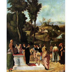 Moses undergoing trial by fire 1505