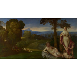 Nymphs and children in a landscape with shepherds copy