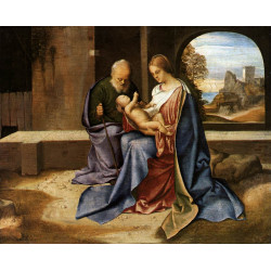 The holy family madonna benson 1500