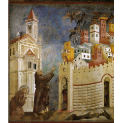 Exorcism of the demons at arezzo 1299