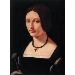 Portrait of a lady as st lucy 1500