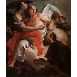 Abraham and the three angels 2