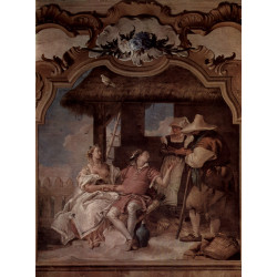 Angelica and medorus accompanied by two peasants 1757