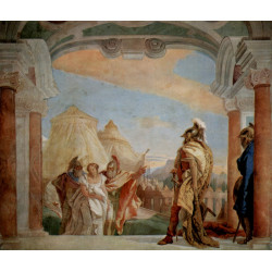 Eurybates and talthybios lead briseis to agamemmon 1757