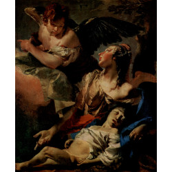 Hagar assisted by the angel