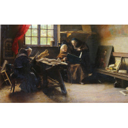 In the sculptor s studio