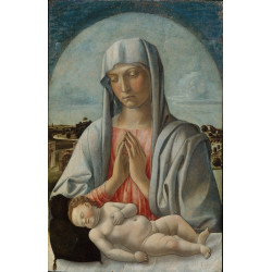 Madonna adoring the sleeping child