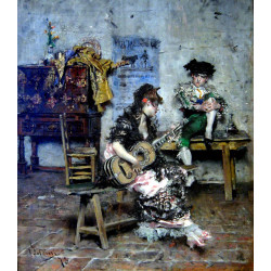 A guitar player 1873