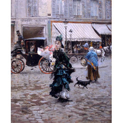 Crossing the street 1875