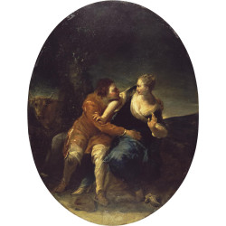 A persistent cavalier genre scene 1735