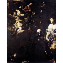 Ecstasy of st margaret of cortona 1701