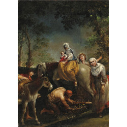 The flight into egypt giuseppe maria crespi