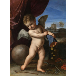 Cupid spurning riches guercino