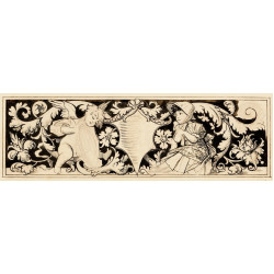 Amusing mirror angel and child dressed as a woman in 1882