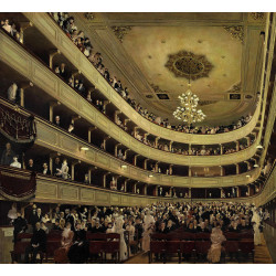 Auditorium in the old burgtheater