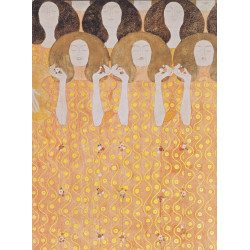 Beethoven frieze detal choir of angels paradise 1902