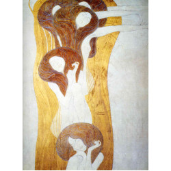 Beethoven frieze detal the arts 2 1902