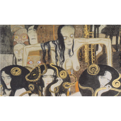 Beethoven frieze detal the gorgons 1 1902 Beethoven frieze detal the gorgons 1 1902