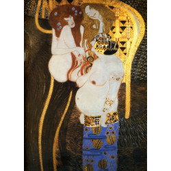 Beethoven frieze detal the hostile forces lust gluttony 1902