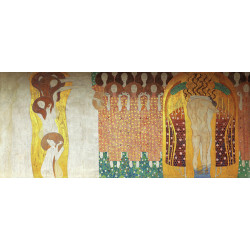 Beethoven frieze the arts paradise choir and the embracement