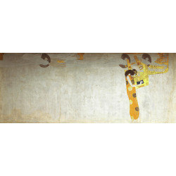 Beethoven frieze the longing for happiness finds appeasement in poetry