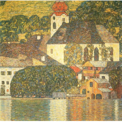 Church in unterach on the attersee 1916