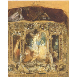 Design for a theater curtain 1883