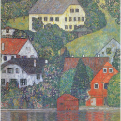 Houses in unterach on the attersee 1916