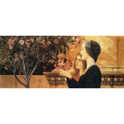 Two girls with an oleander 1890 Two girls with an oleander 1890