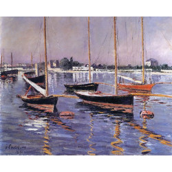 Boats on the seine at argenteuil