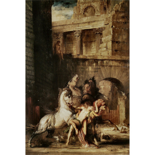 Diomedes being eaten by his horses 1865