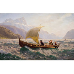 Boats coming home western norway